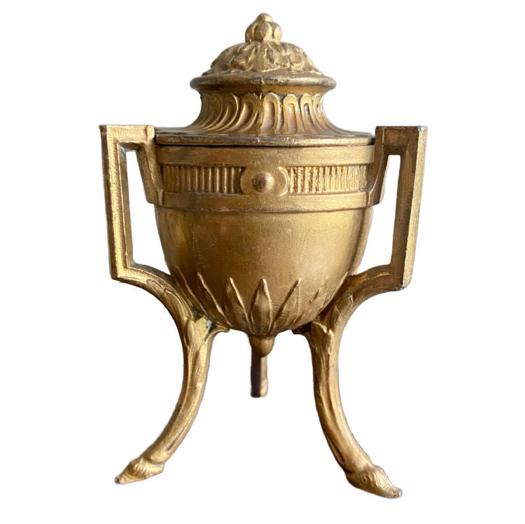 Rare 19th century French Napoleon III régule jewelry casket, numbered and finely detailed with tufted silk interior—an exceptional Grand Tour treasure.