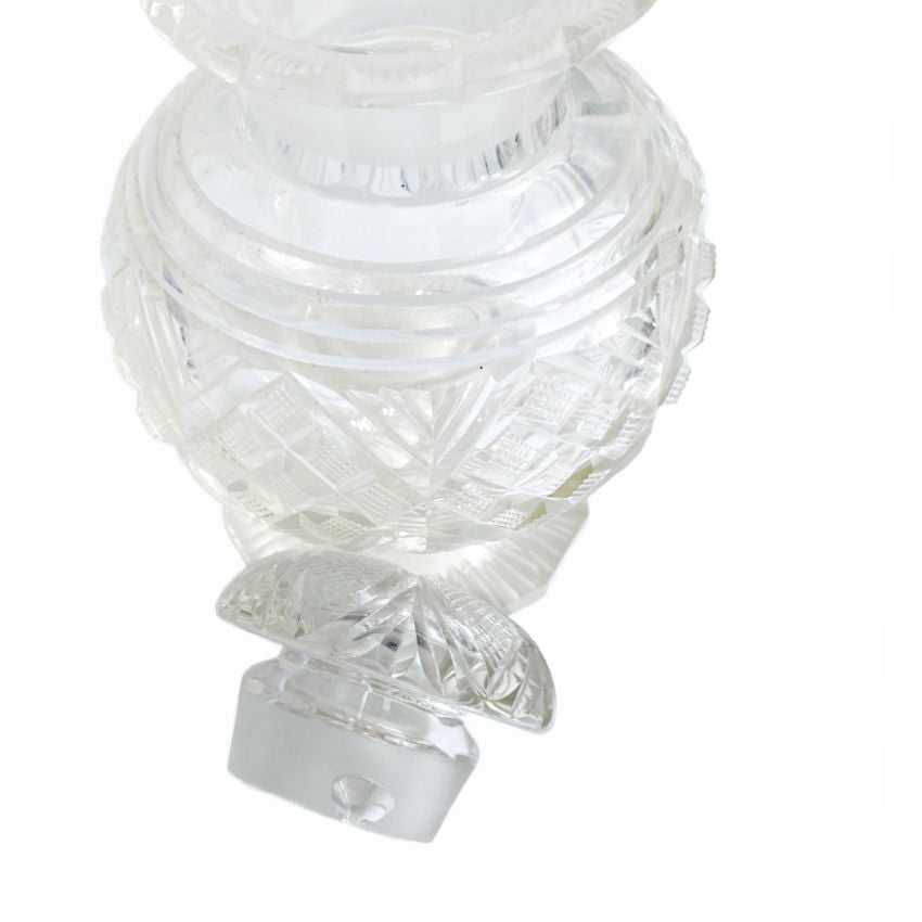 Antique Cut Glass Jar