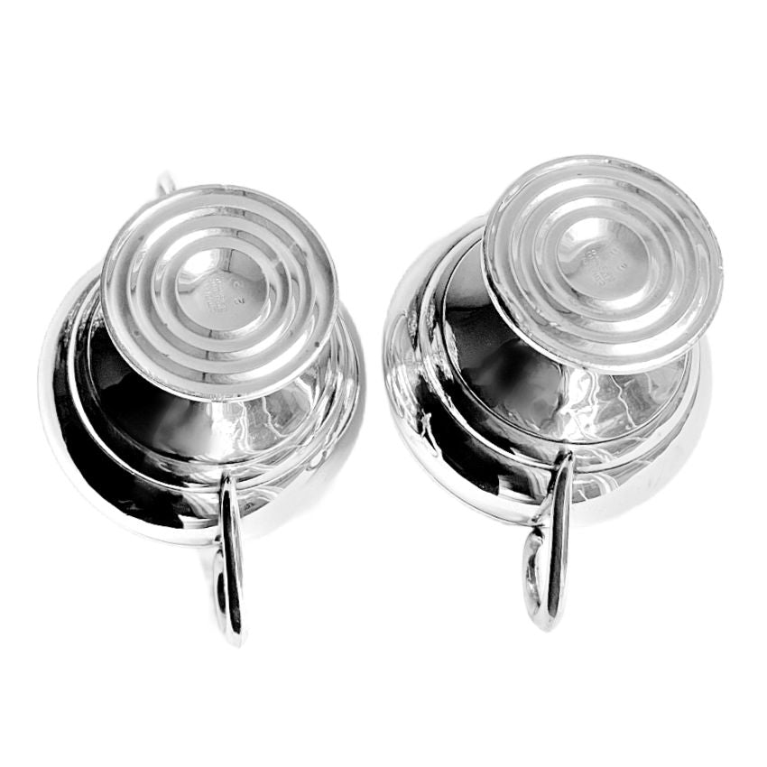 Antique Sterling Marked Empire Sugar and Creamer