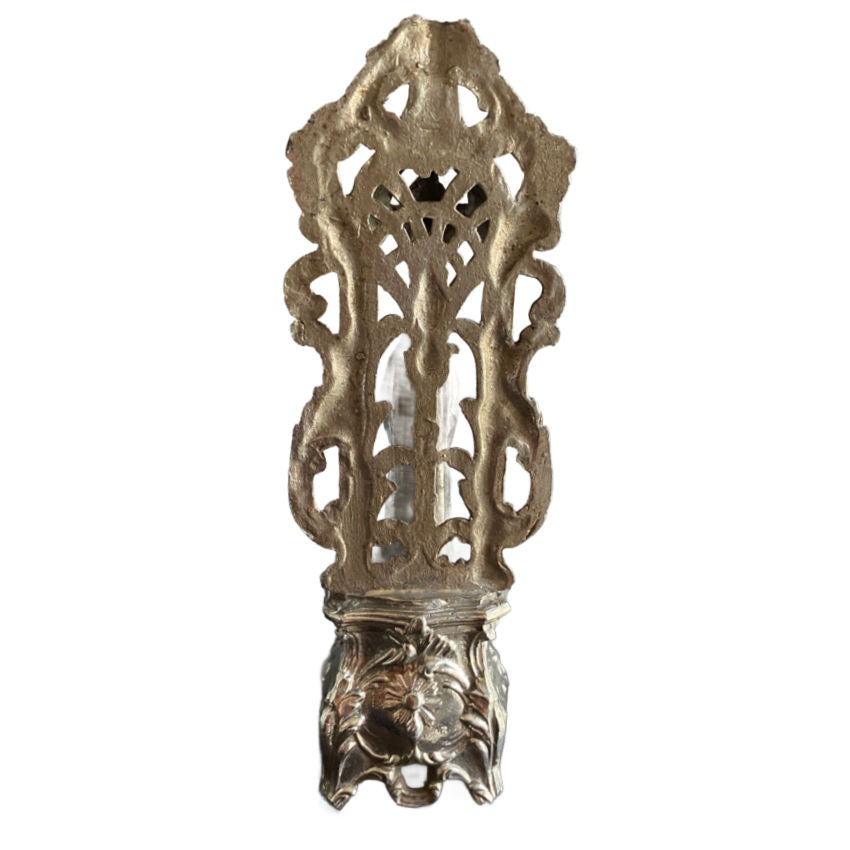 Religious figurine from a French pilgrimage shrine back