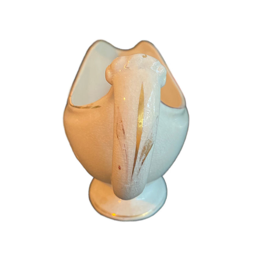 Antique Ironstone Moss Rose Design Sauceboat