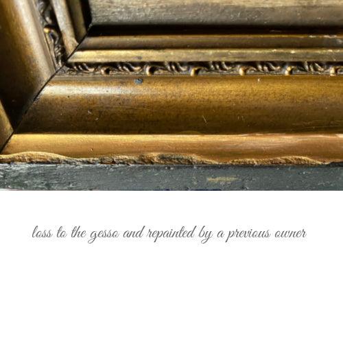 Antique Oil Painting Still Life with Pansies, Signed L. H. Connell, Framed