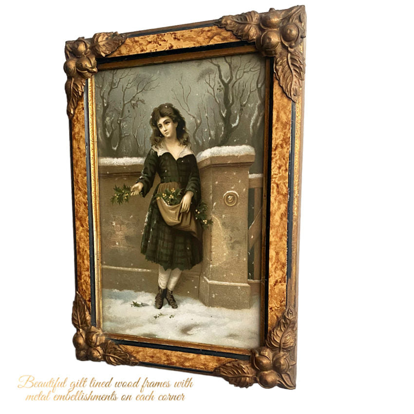 French print of Christmas Holly seller