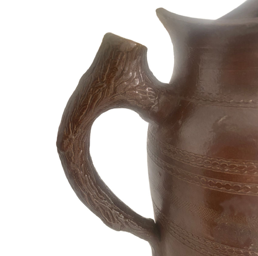 distinctive bec pincé pinched spout on an antique pitcher from Dieulefit