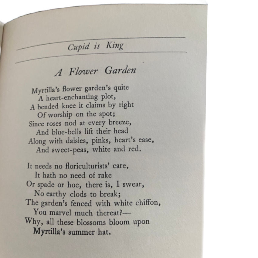 Signed Pre-view Copy of Cupid is King Poetry Book 1902