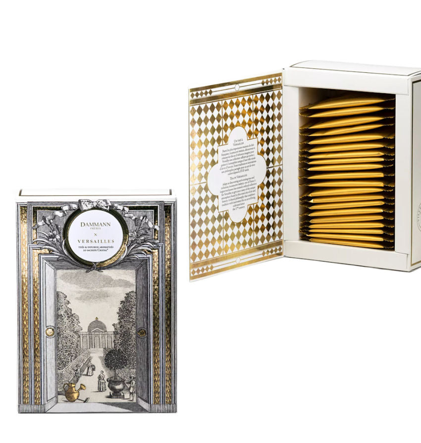 French gourmet tea gift set combining herbal and flavored infusions elegance Dammann Frères