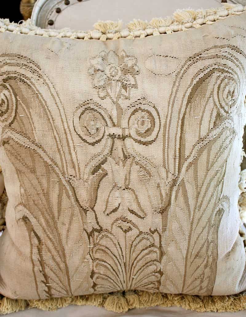18th century Aubusson pillow