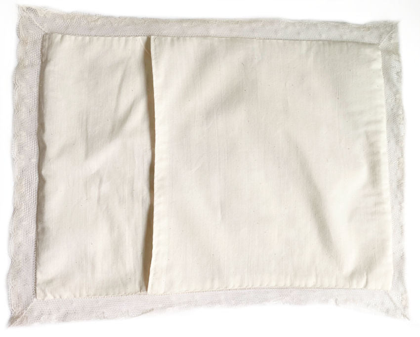 Antique French Normandy Lace Boudoir Pillow