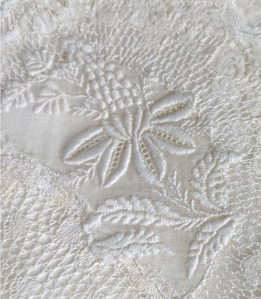 Antique French Normandy Lace Boudoir Pillow