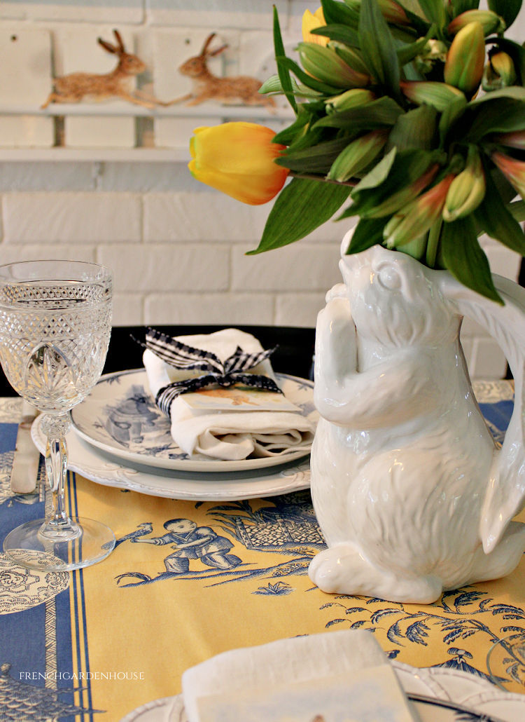 Easter in Bloom: A Yellow & Blue Spring Table