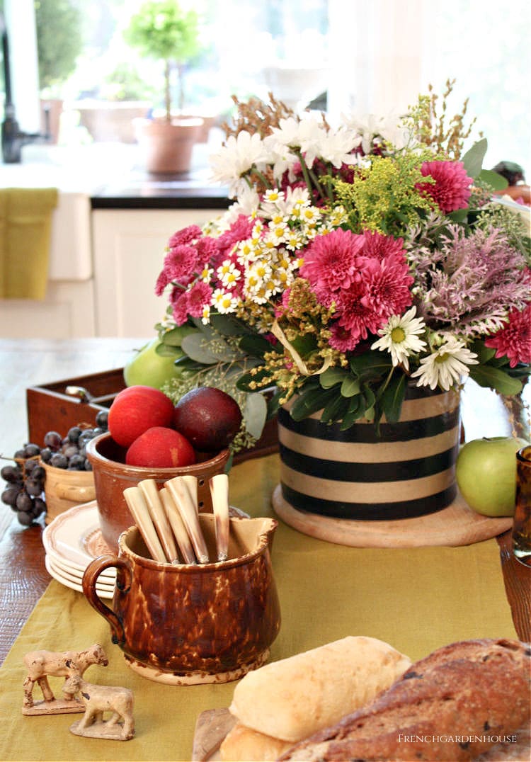 Fall Breakfast French Country Style