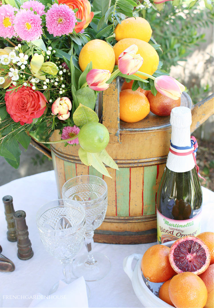 French Country Citrus Flowers