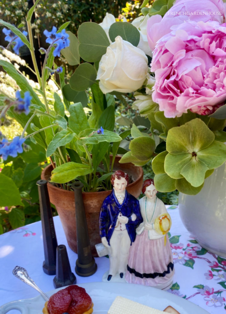 A Garden Table Set for Two