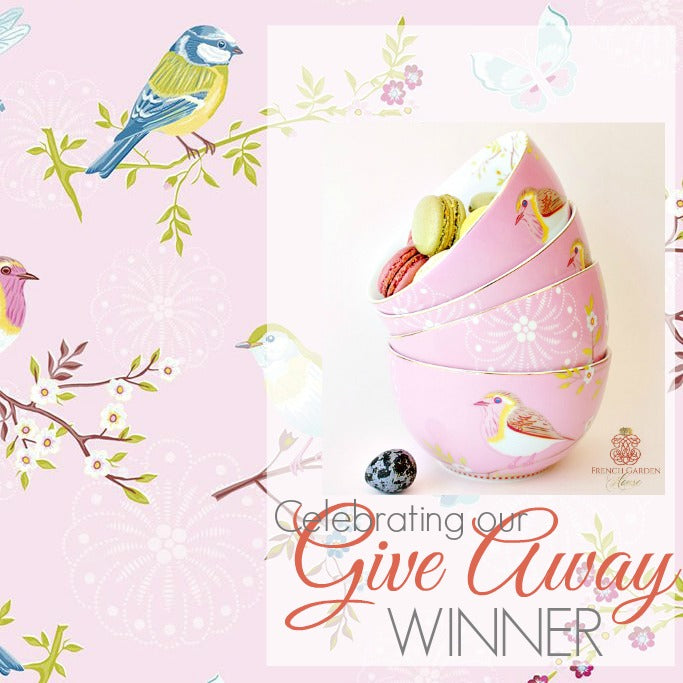 CELEBRATING OUR GIVE AWAY WINNER | SPRING TABLEWARE