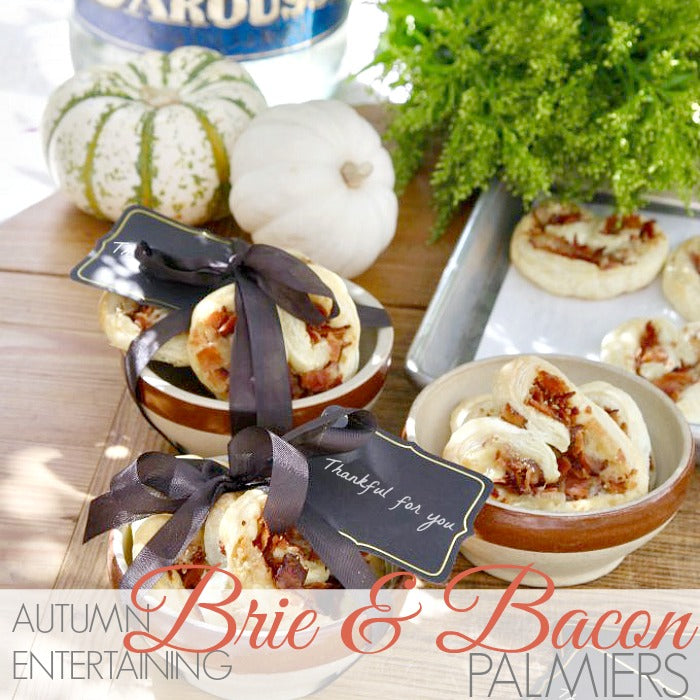 AUTUMN ENTERTAINING | BRIE & BACON PALMIERS