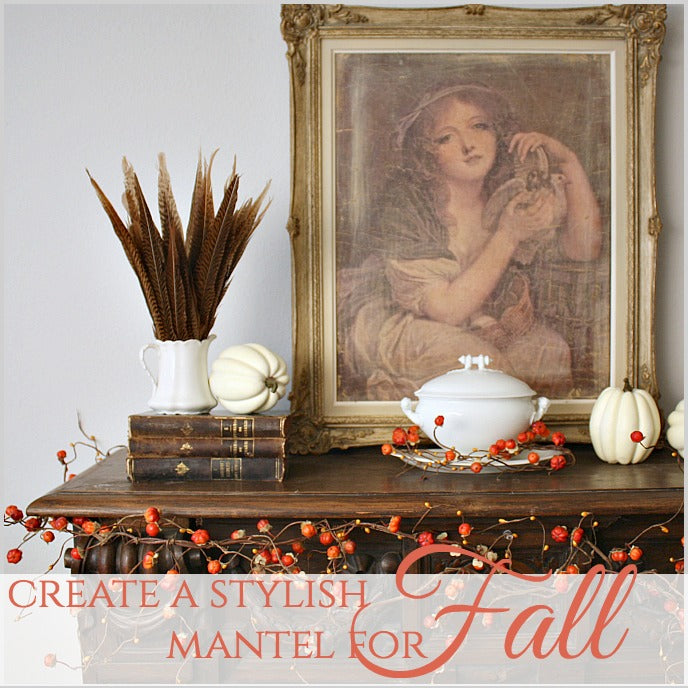 How to Create a Stylish Mantel for Fall
