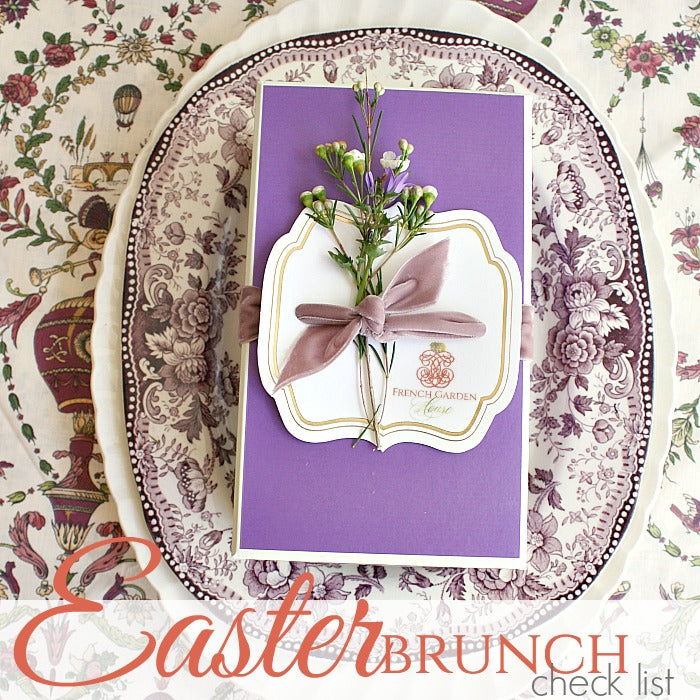 EASTER BRUNCH CHECK LIST