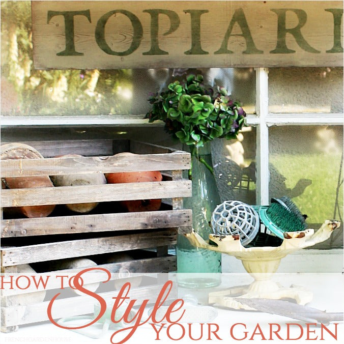 How to Style Your Garden with Antiques