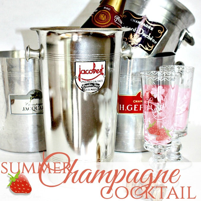 Art of Gracious Entertaining | Summer Champagne Cocktail