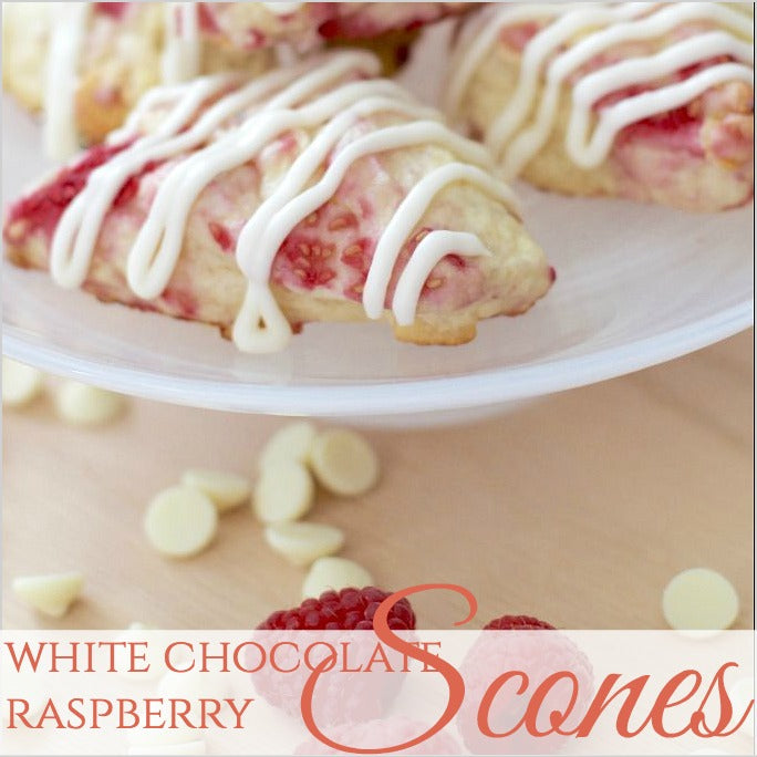 Amazing Make-Ahead WHITE CHOCOLATE RASPBERRY SCONES