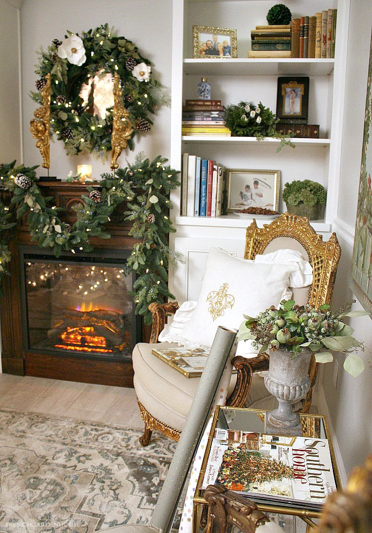 French Inspired Bedroom Mantel