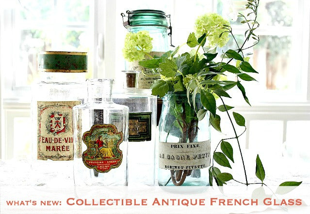 Whats New: French Antique Glass