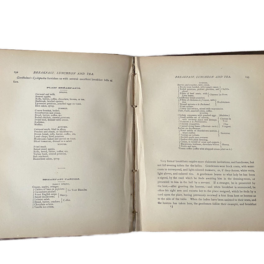 1879 The Manners That Win Victorian Etiquette Book