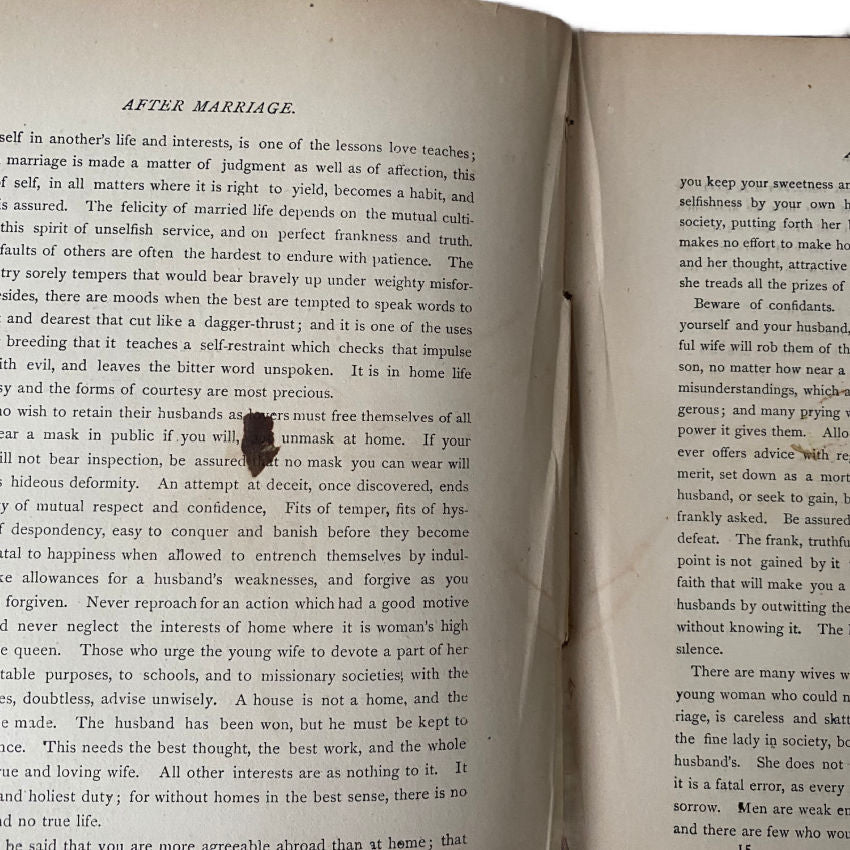 1879 The Manners That Win Victorian Etiquette Book