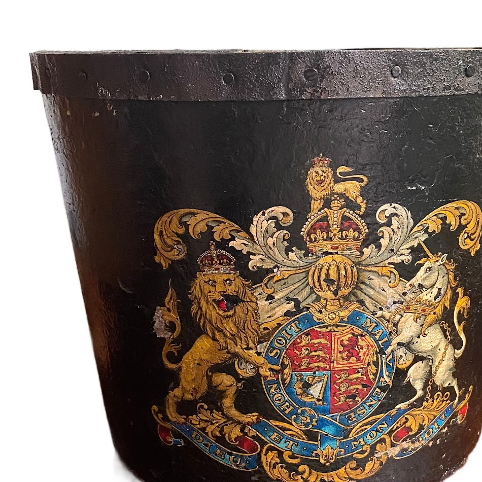 Antique royal coat of arms