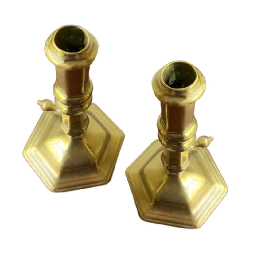 Antique side eject candle holders