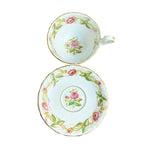 1930's Hand Painted English Tea Cup with Pink Roses