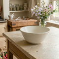1930s American ironstone bowl, generous scale for farmhouse or French country island styling