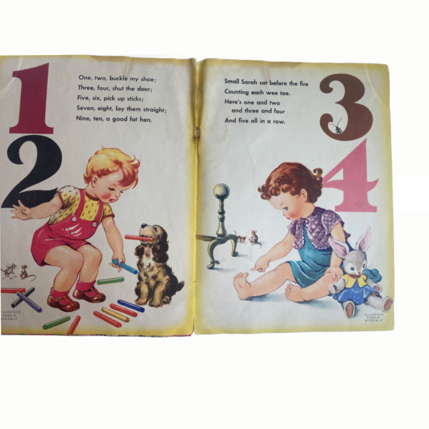 1940's Vintage Children's Counting Book