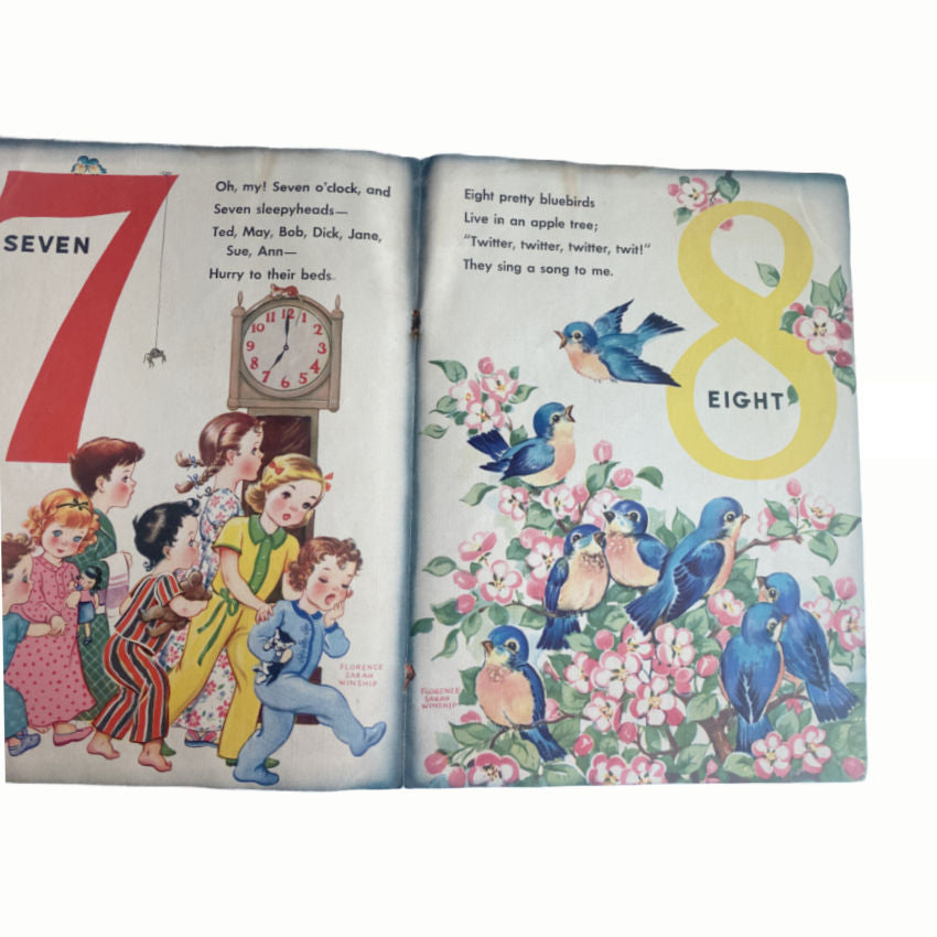 1940's Vintage Children's Counting Book