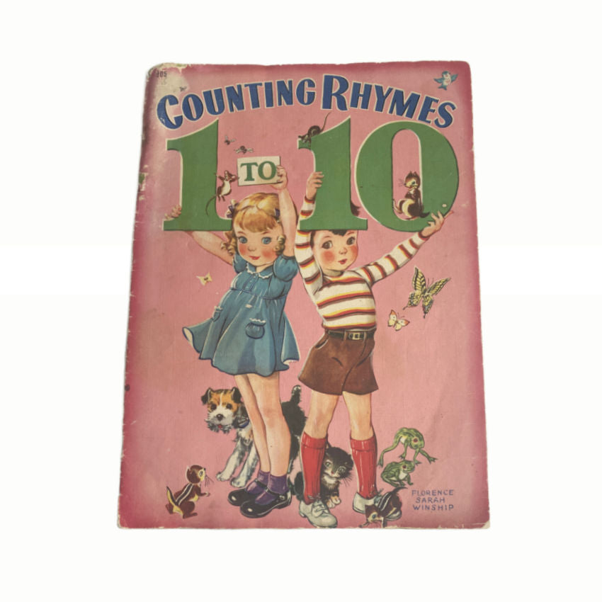 1940&#39;s Vintage Children&#39;s Counting Book