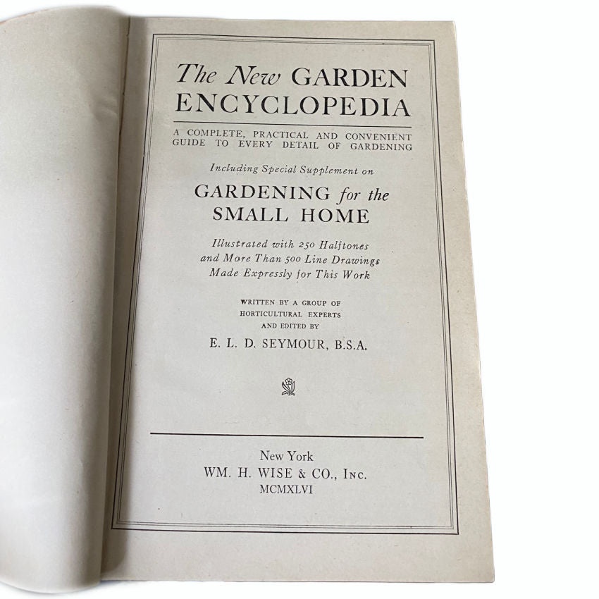 1946 Gardening for the Small Home - Garden Encyclopedia