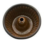 19th Century French Nutmeg Glazed Moule a Gateau Cake Mold