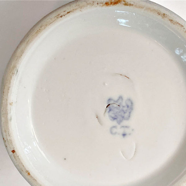 19th Century Ironstone Shaving Mug - frenchgardenhouse