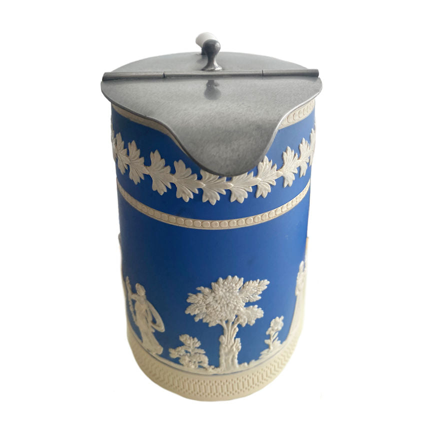 19th Century English Neoclassical Jasperware Pitcher by Copeland