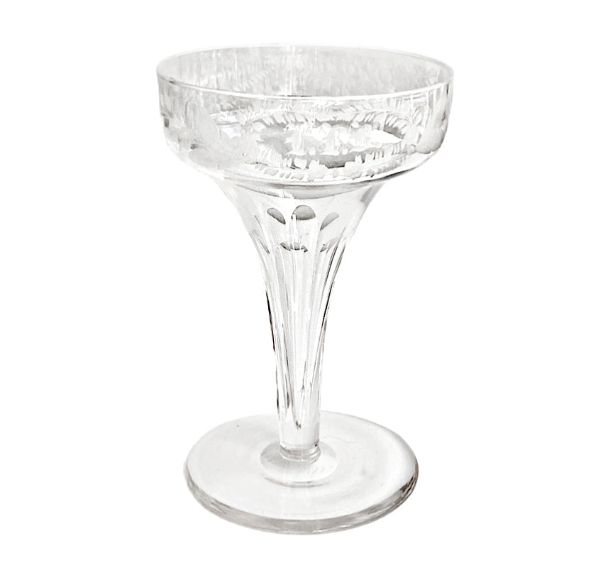 1880s French Hollow Stem Champagne Coupes