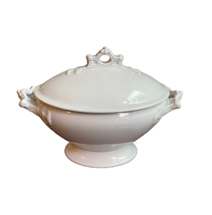 19th Century Staffordshire Ironstone Sauce Tureen