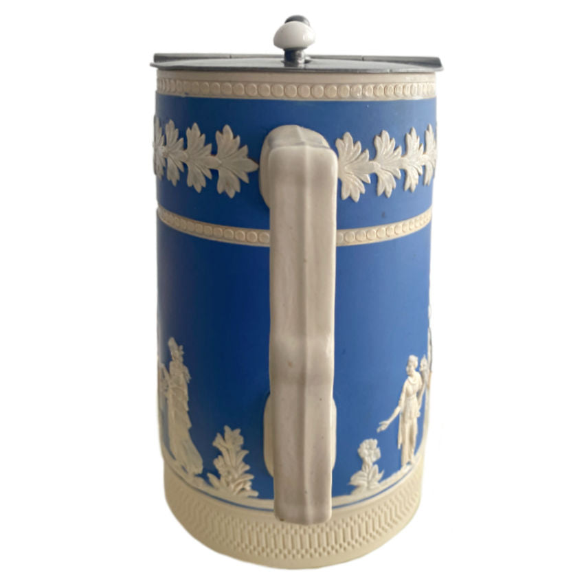 19th Century English Neoclassical Jasperware Pitcher by Copeland