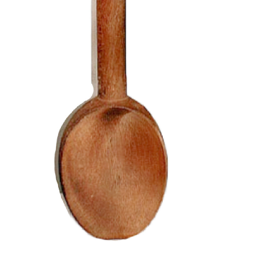 19th Century French Hand Carved Wooden Cream Ladle from Provence