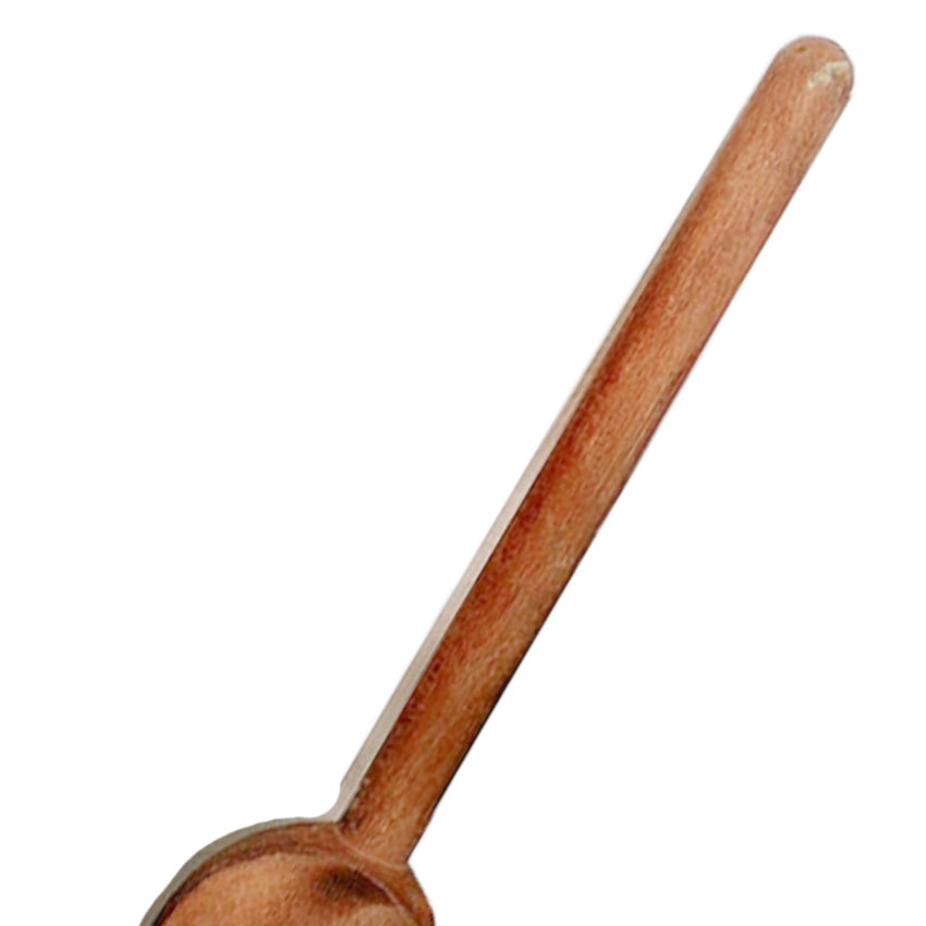 19th Century French Hand Carved Wooden Cream Ladle from Provence