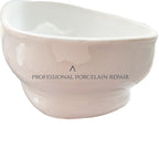 19th century French ironstone grooming holder with pierced lid repaired