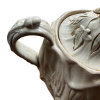 19th Century Molded Relief Teapot Acorns & Ivy