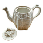 19th Century Molded Relief Teapot Acorns & Ivy