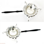 Unusual Antique Sterling Silver Tea Strainer