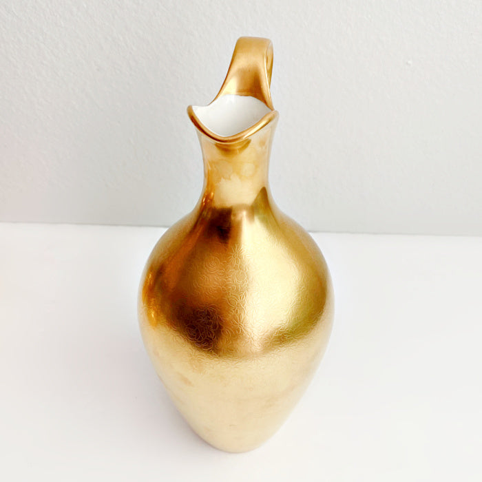 Graceful Pickard Gold Tall Pitcher 1930's