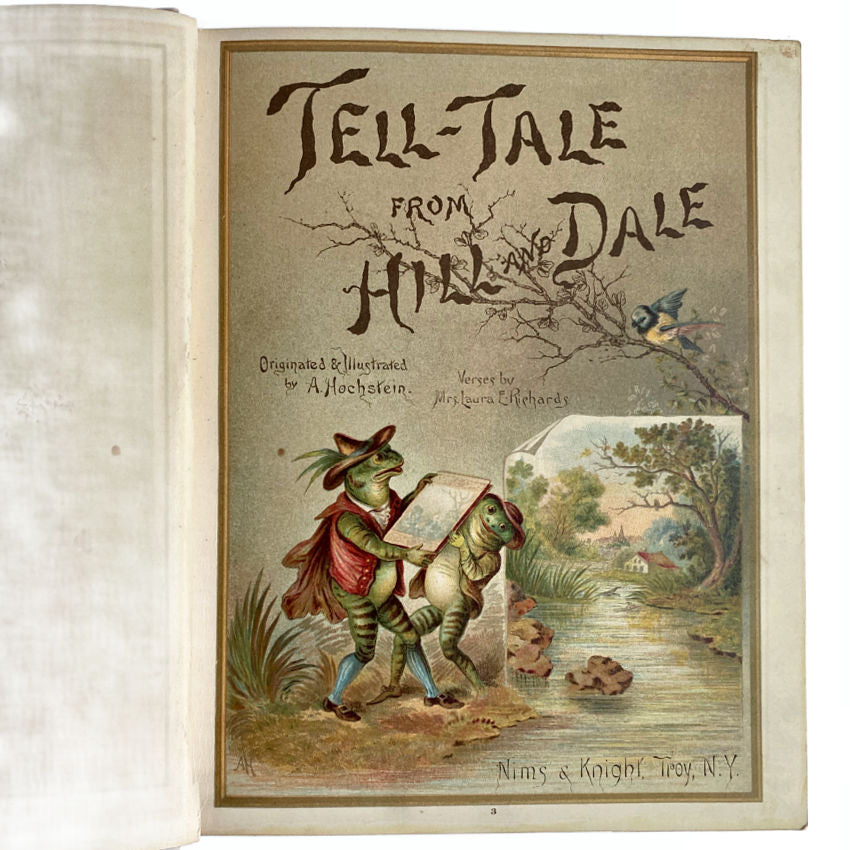 Antique Book Tell-Tale From Hill and Dale